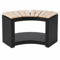 Runde Esschert Design Holzbank mit Stauraum