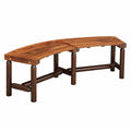 Langlebige Gartenbank aus Holz für 3 Personen, wetterfest, bis 360 kg belastbar, ideal für Terrasse und Balkon